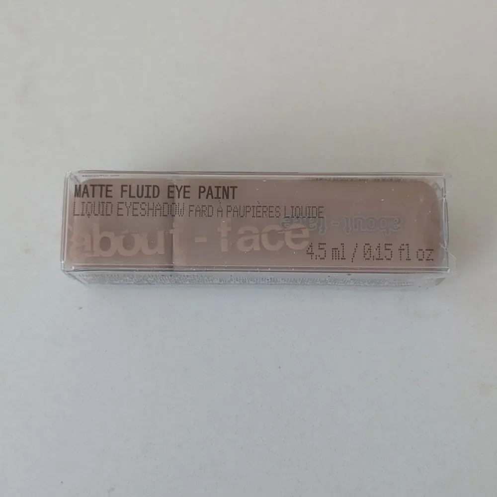 About-face matte fluid eye paint in Smell Before Rain